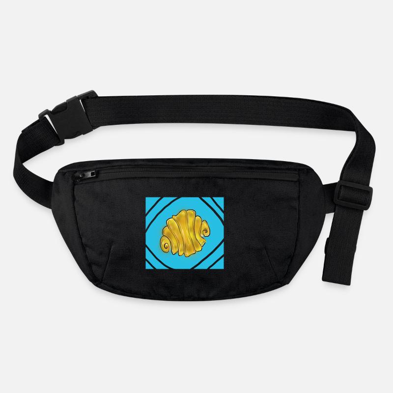 Franzbrötchen - Stanley/Stella recycelte Gürteltasche - Schwarz