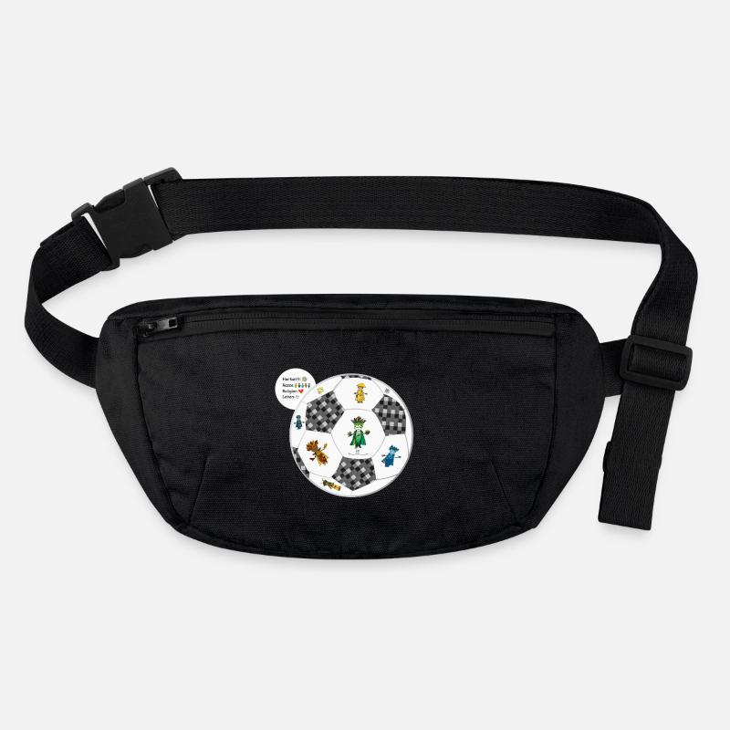 Fußball verbindet Welten- Die Hüter von Orbis Stanley/Stella recycelte Gürteltasche