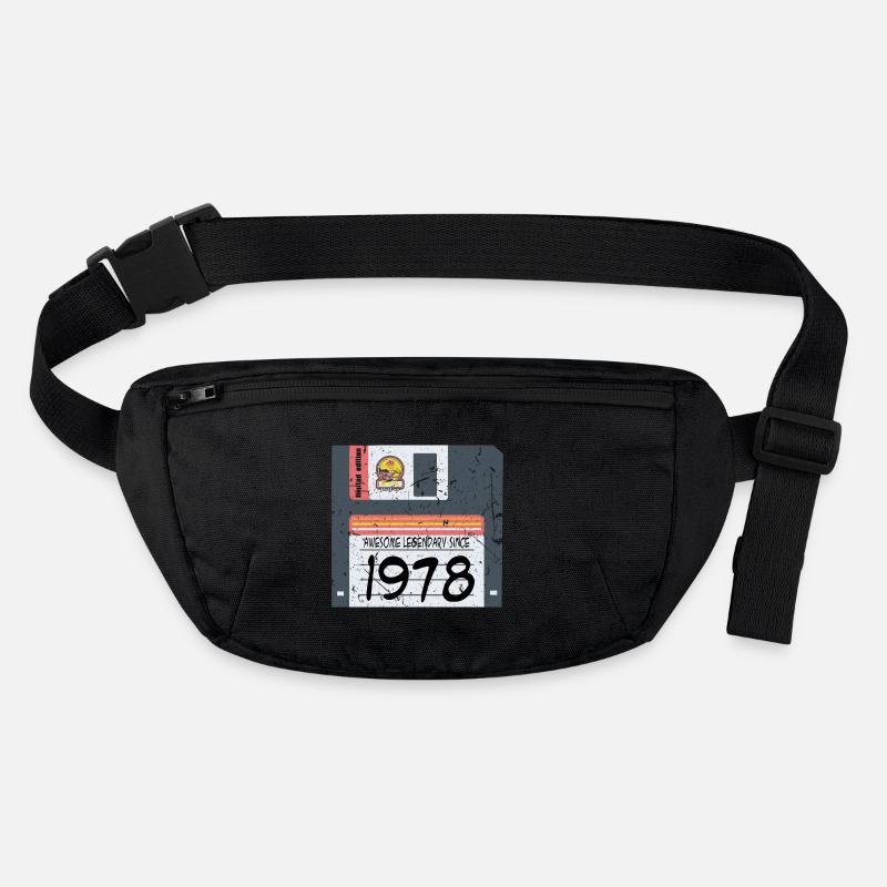 Nerd Geburtstag 1978 Stanley/Stella recycelte Gürteltasche
