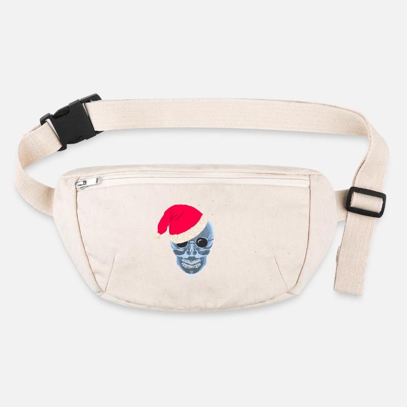 X-ray skull Santa hat, drawing Stanley/Stella recycled Hip Bag 