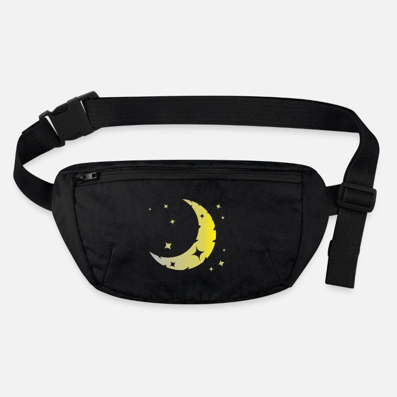Mond und Sterne Stanley/Stella recycelte Gürteltasche
