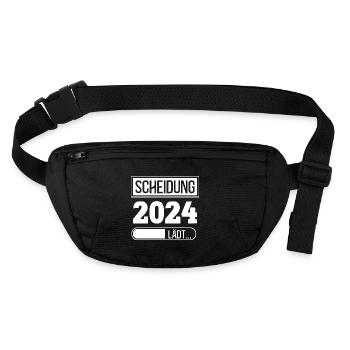 Scheidung 2024 Ehe Aus Trennung Geschieden - Stanley/Stella recycelte Gürteltasche - Schwarz - Vorne
