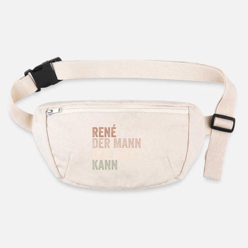 Rene The man who can do everything First name René Stanley/Stella recycled Hip Bag 