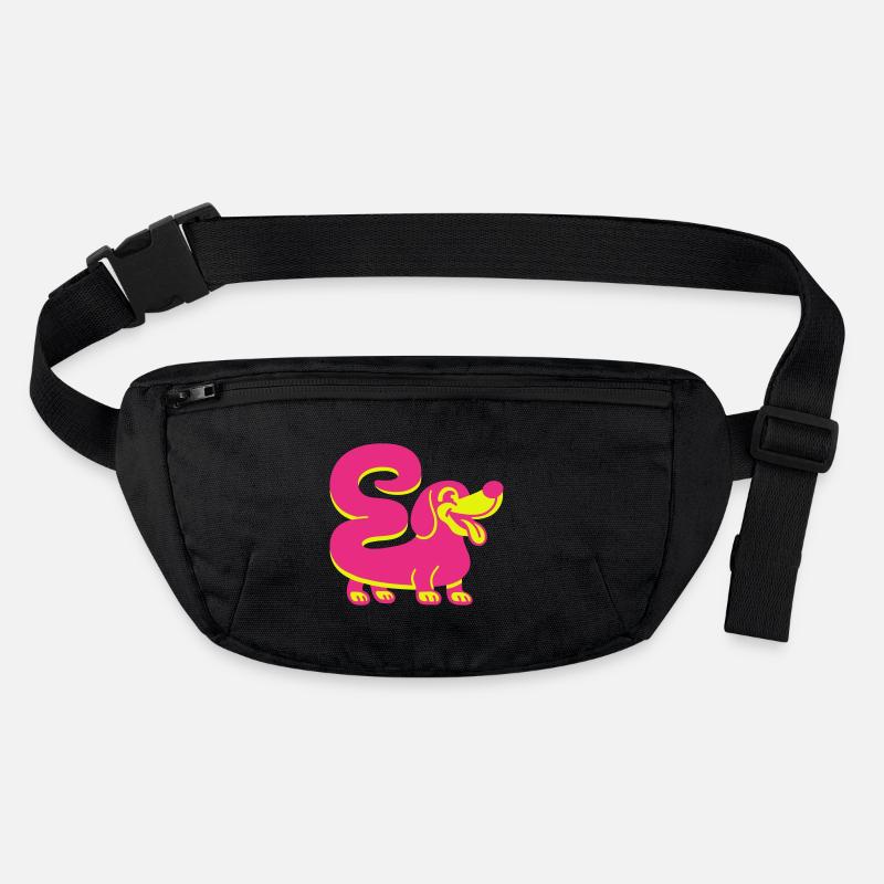 Super teckel dans le style pop art Sac banane recyclé Stanley/Stella