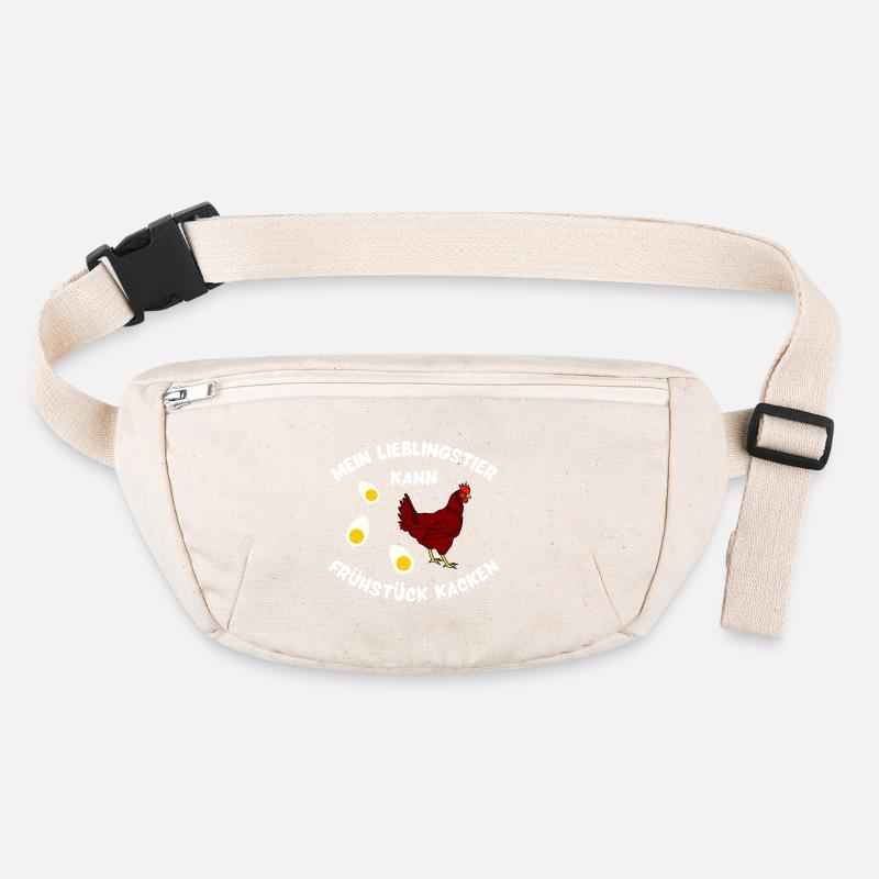 Poulet avec délice pour le petit-déjeuner design Sac banane recyclé Stanley/Stella