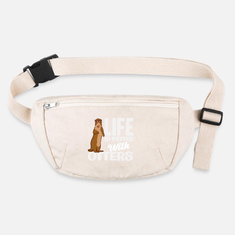 Les loutres de mer vivent mieux Sac banane recyclé Stanley/Stella