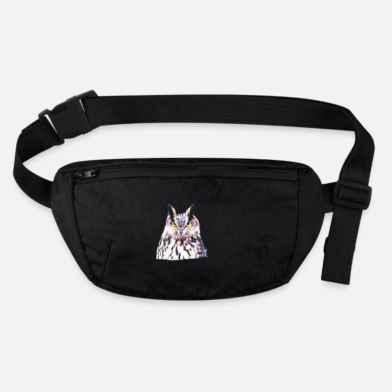 wild eagle owl, owl, owl, forest, animal Stanley/Stella recycled Hip Bag 