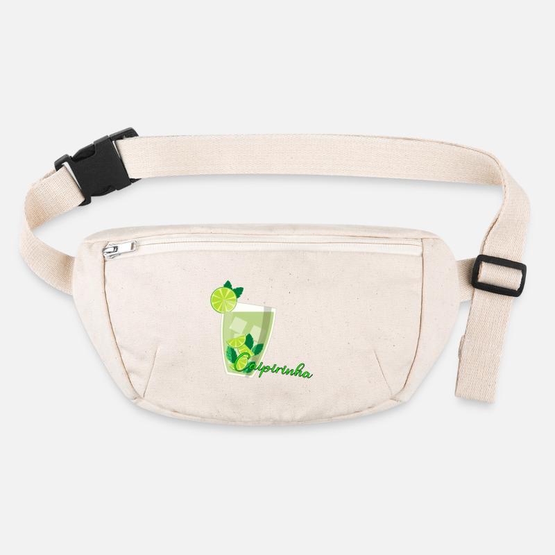 Caipirinha Glas mit Limetten Mint Stanley/Stella recycelte Gürteltasche
