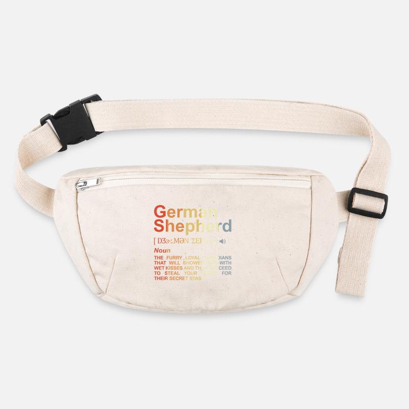 German Shepherd Dictionary Stanley/Stella recycled Hip Bag 