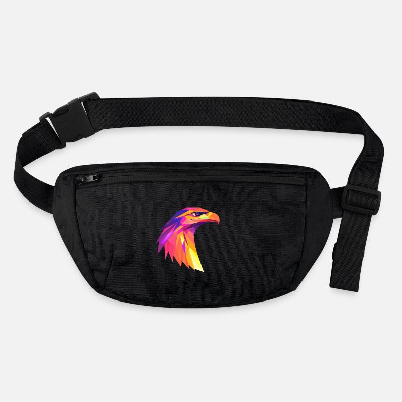 AdlerKopf Low Poly Logo Design Stanley/Stella recycelte Gürteltasche