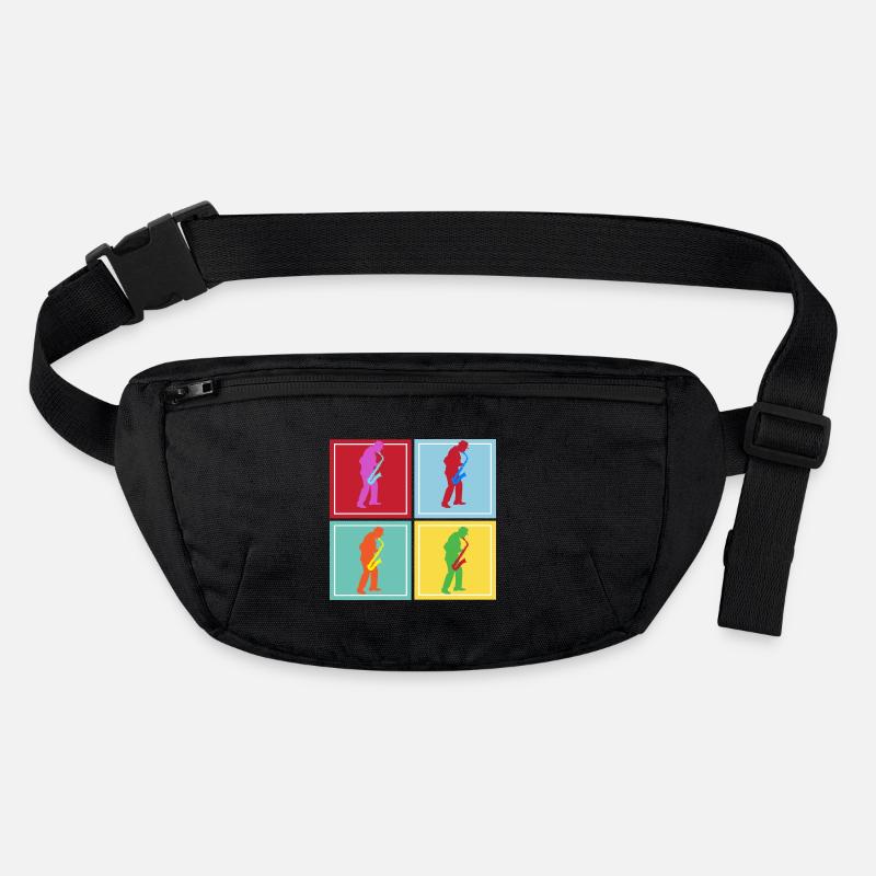 Saxophoniste rétro vintage Sac banane recyclé Stanley/Stella