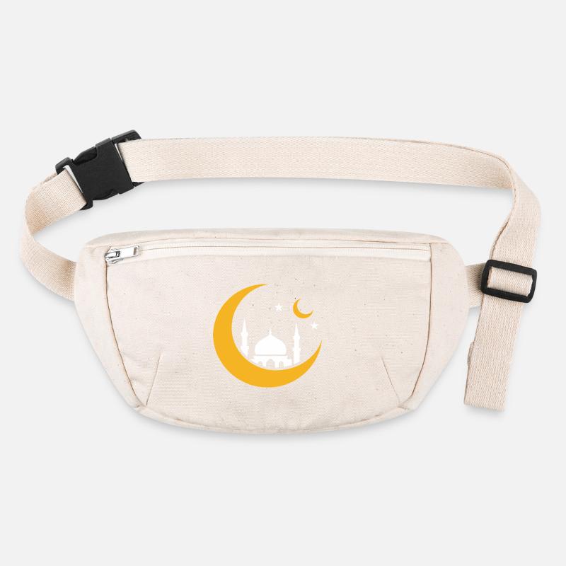 Islam Crescent Moon Mosque Silhouette Stanley/Stella recycled Hip Bag 
