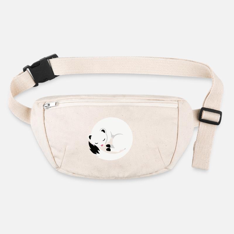 Style minimaliste à l’hermine de sommeil mignon Sac banane recyclé Stanley/Stella