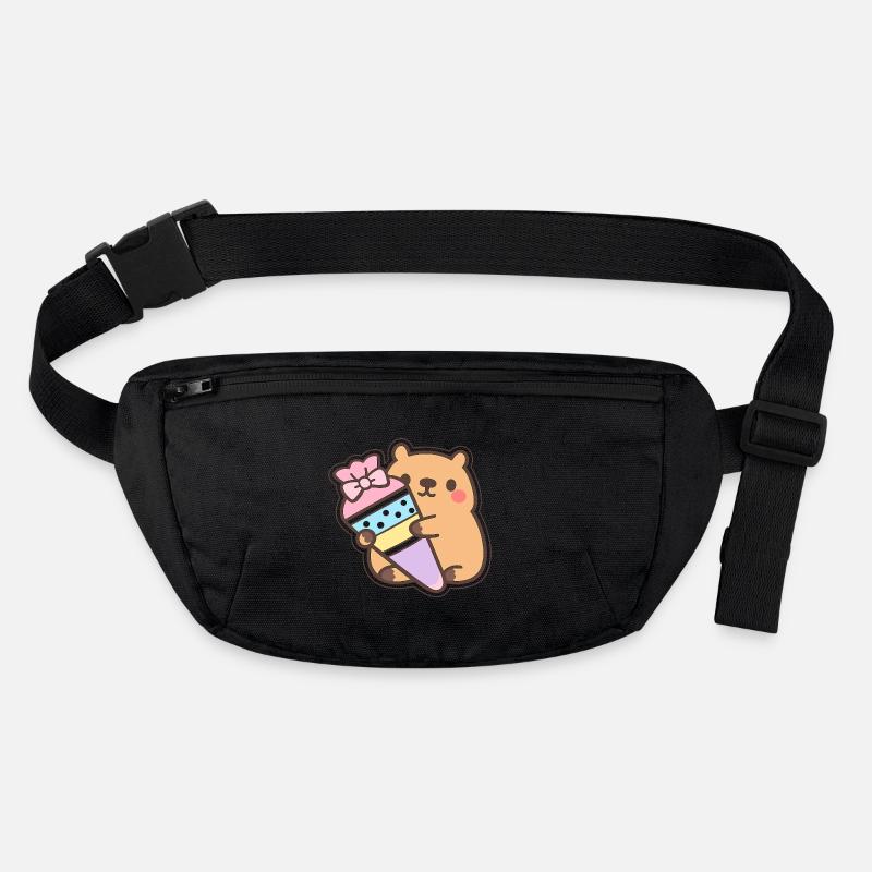 Capybara Schulkind – 1. Klasse Stanley/Stella recycelte Gürteltasche