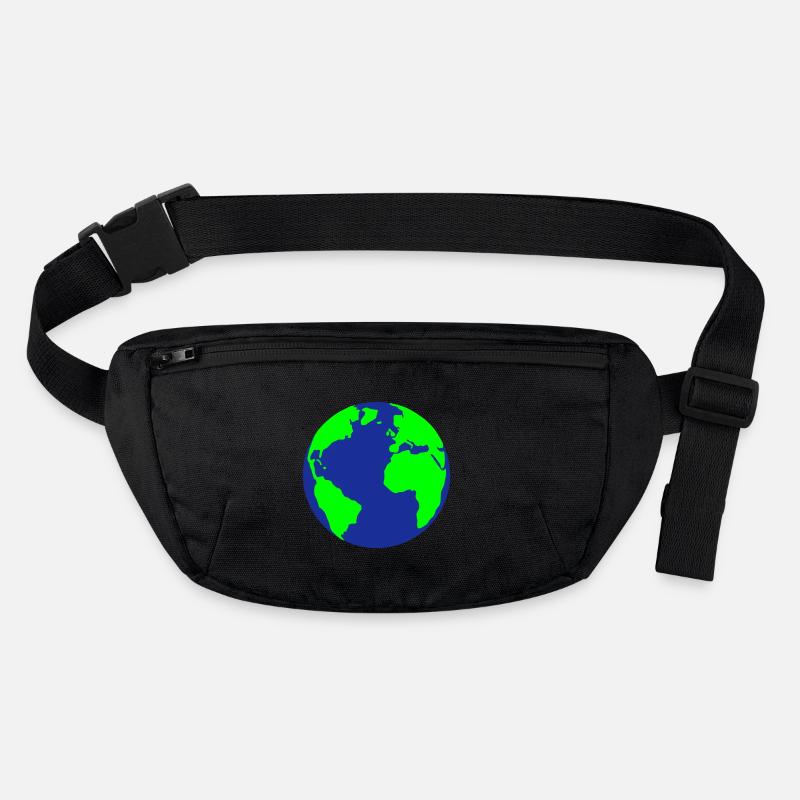 Erde, Welt, Erdkugel Stanley/Stella recycelte Gürteltasche