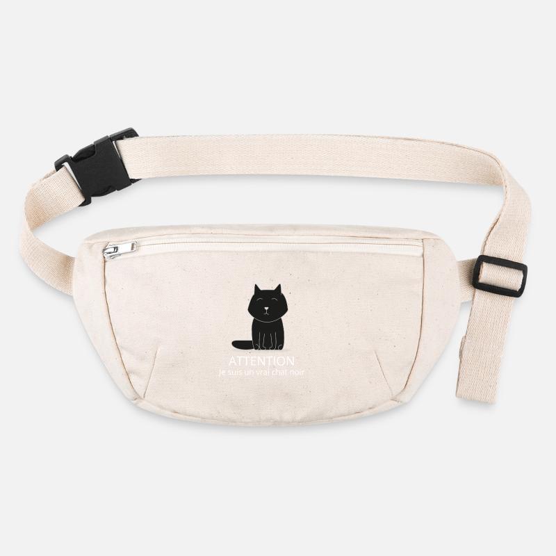 Chat noir Sac banane recyclé Stanley/Stella
