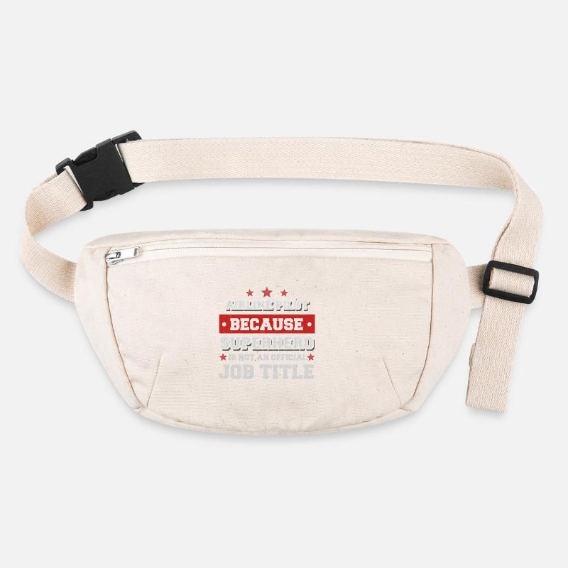 Airline Pilot because Superhero isn't a job Stanley/Stella recycelte Gürteltasche