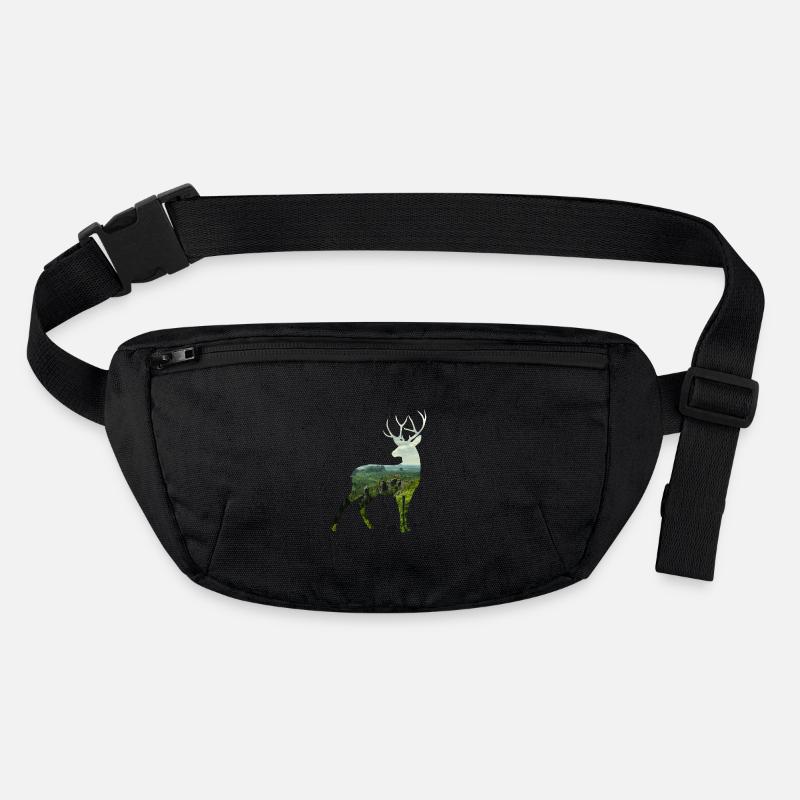 Deer silhoutte Stanley/Stella recycled Hip Bag 