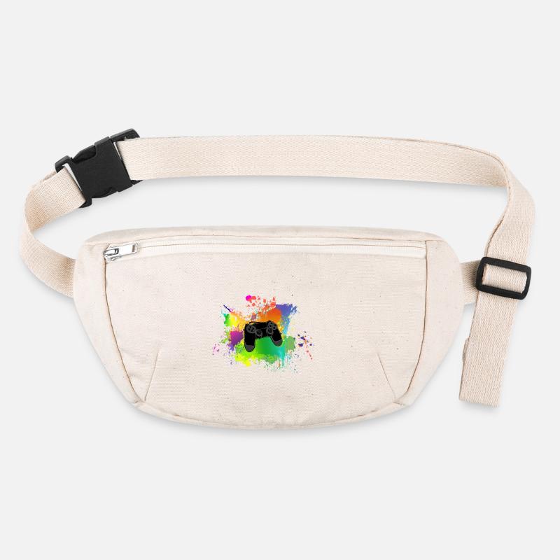 Contrôleur couleur splash Idée cadeau coloré Sac banane recyclé Stanley/Stella