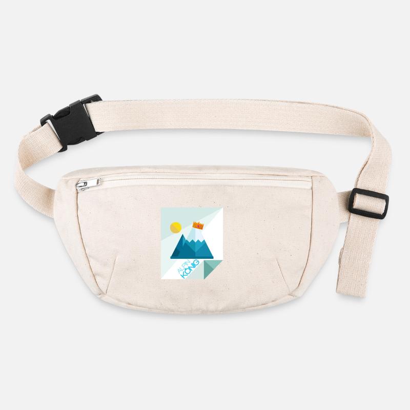 Alpine king mountains snow crown Stanley/Stella recycled Hip Bag 