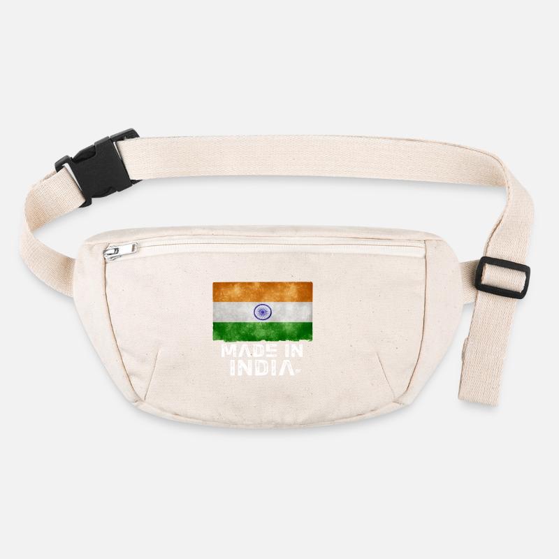 Made in India Flag Stencil Tee Stanley/Stella recycelte Gürteltasche