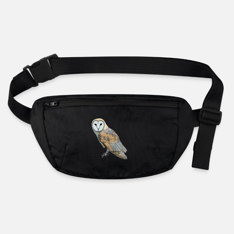 Chouette - Chouette effraie Sac banane recyclé Stanley/Stella