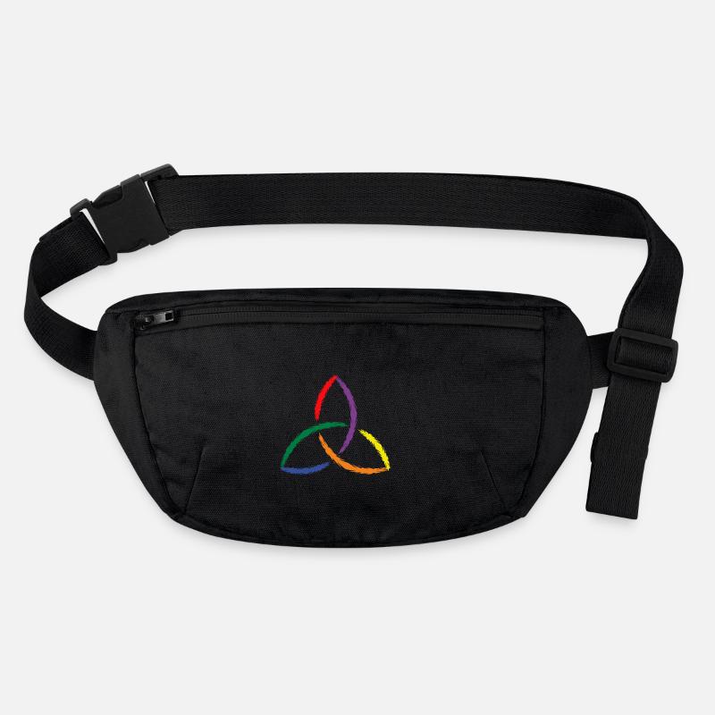 Symbole celtique Triquetra Arc-en-ciel Sac banane recyclé Stanley/Stella