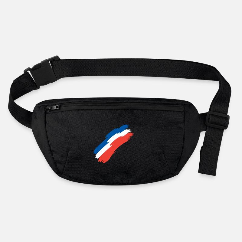 Drapeau drapeau de la France Sac banane recyclé Stanley/Stella