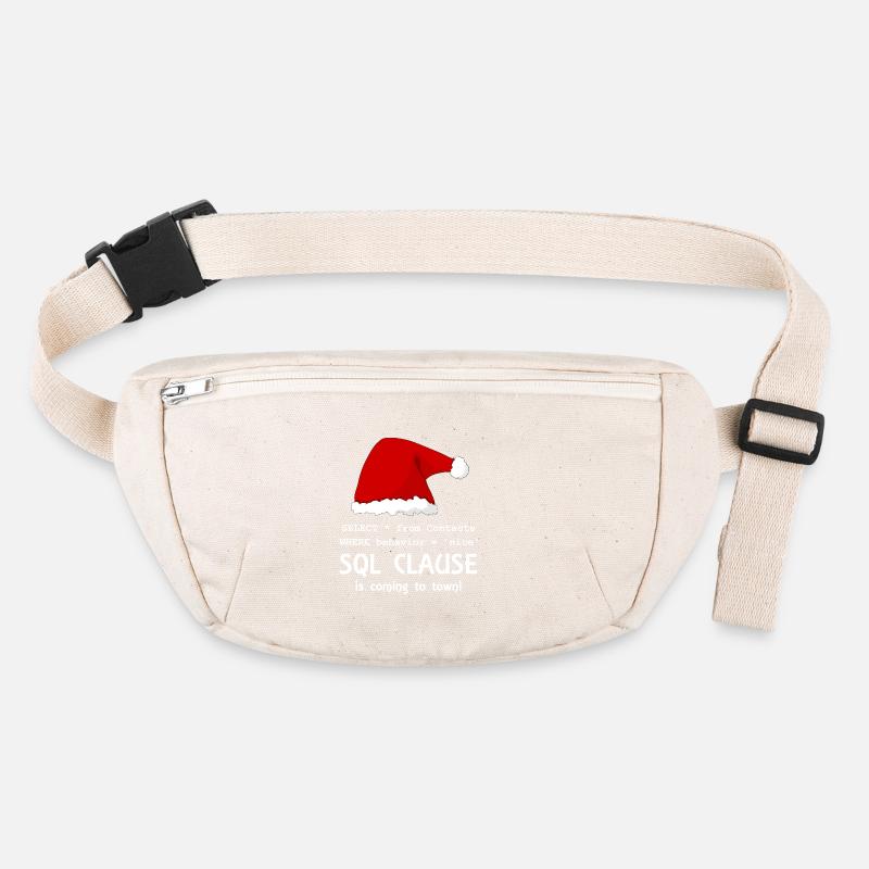 Sql Clause is coming to town! - White Stanley/Stella recycled Hip Bag 