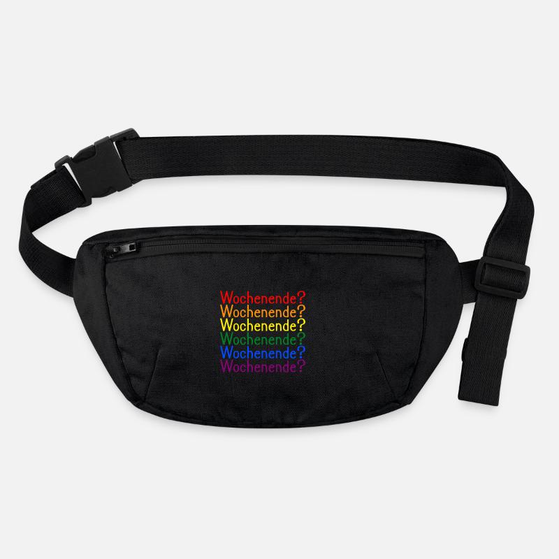 Wochenende Regenbogen LGBT Stanley/Stella recycelte Gürteltasche