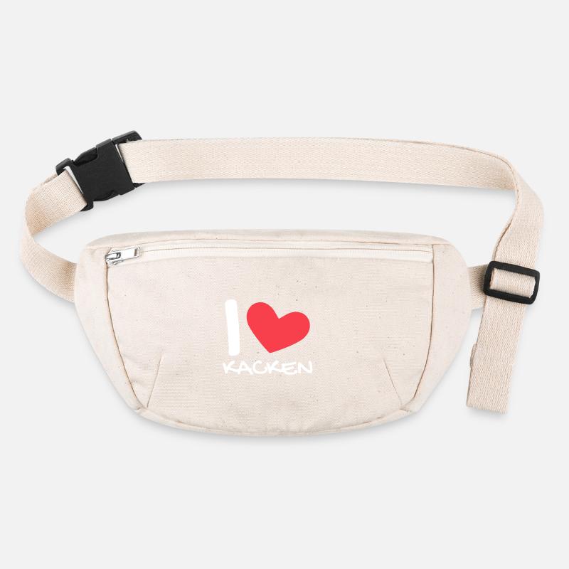 I love kacken Stanley/Stella recycelte Gürteltasche