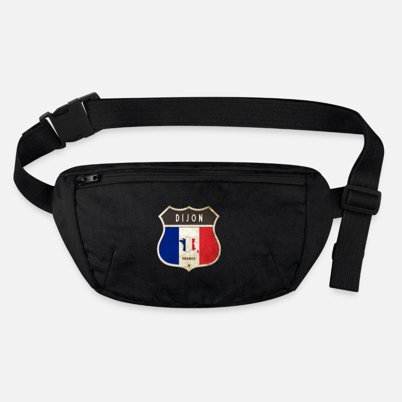 Dijon Frankreich Wappen Flaggen Design Stanley/Stella recycelte Gürteltasche