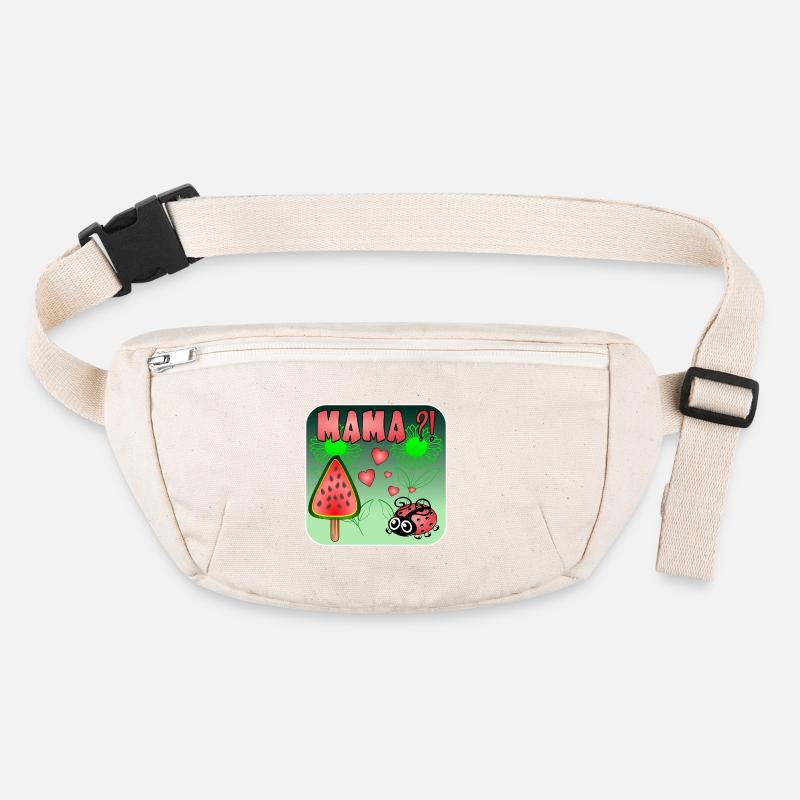 Wassermelonen Eiscreme - SOMMER MARIENKÄFER Stanley/Stella recycelte Gürteltasche