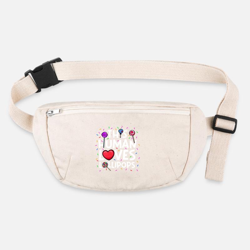 Candy Statement Sweet Tooth Sweets Heart Stanley/Stella recycled Hip Bag 