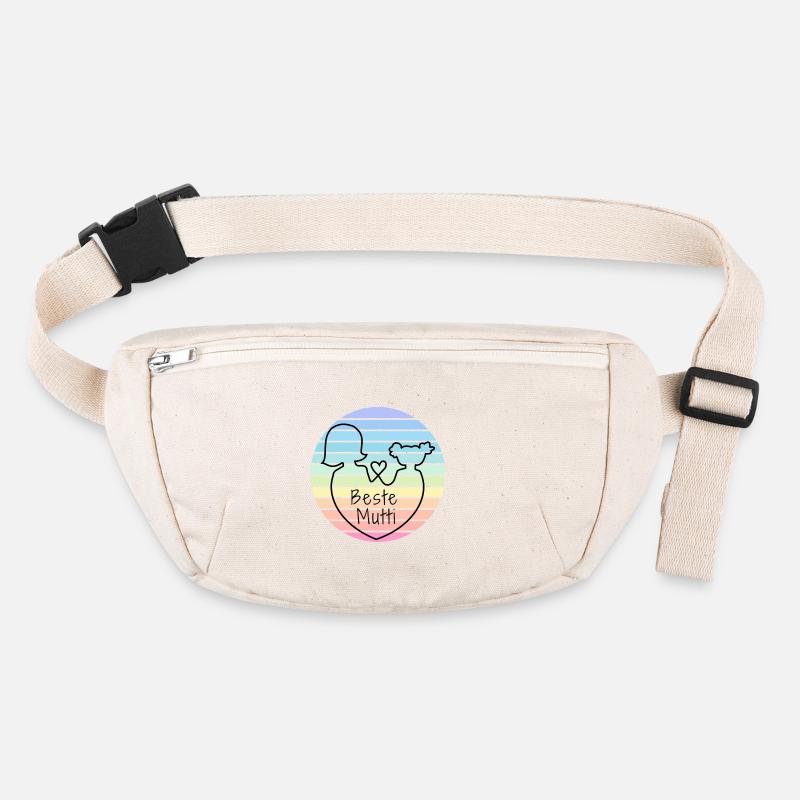 "Beste Mutti" | Geschenke für Mama | Muttertag Stanley/Stella recycelte Gürteltasche