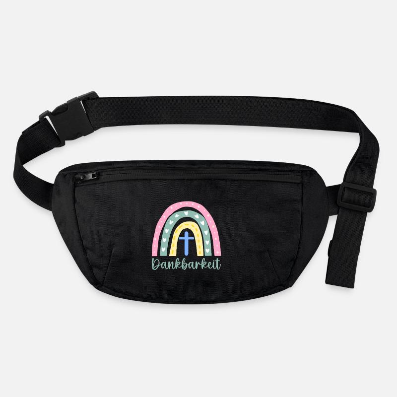CHRISTLICHER GLAUBE - DANKBARKEIT KREUZ Stanley/Stella recycelte Gürteltasche