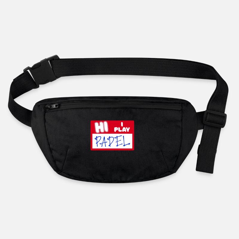 Padel Player Statement Butterfly Ball Sport Stanley/Stella recycled Hip Bag 