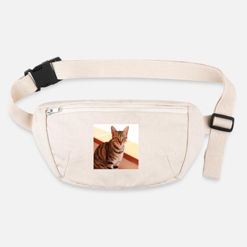 Cat Kitten Poster Square Cat Poster Stanley/Stella recycled Hip Bag 