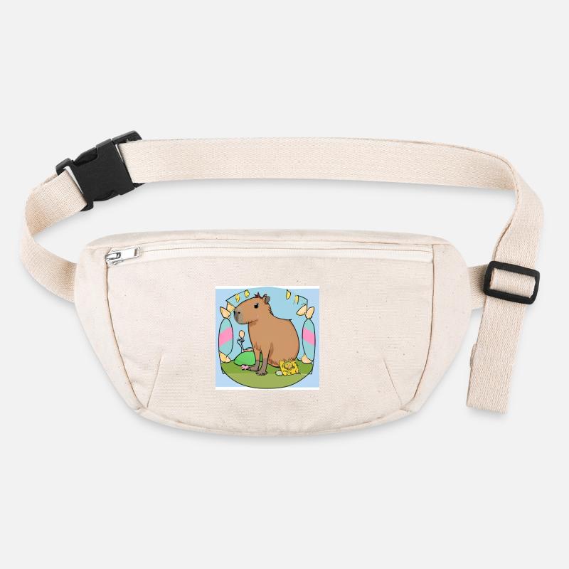 Easter capybara Stanley/Stella recycled Hip Bag 