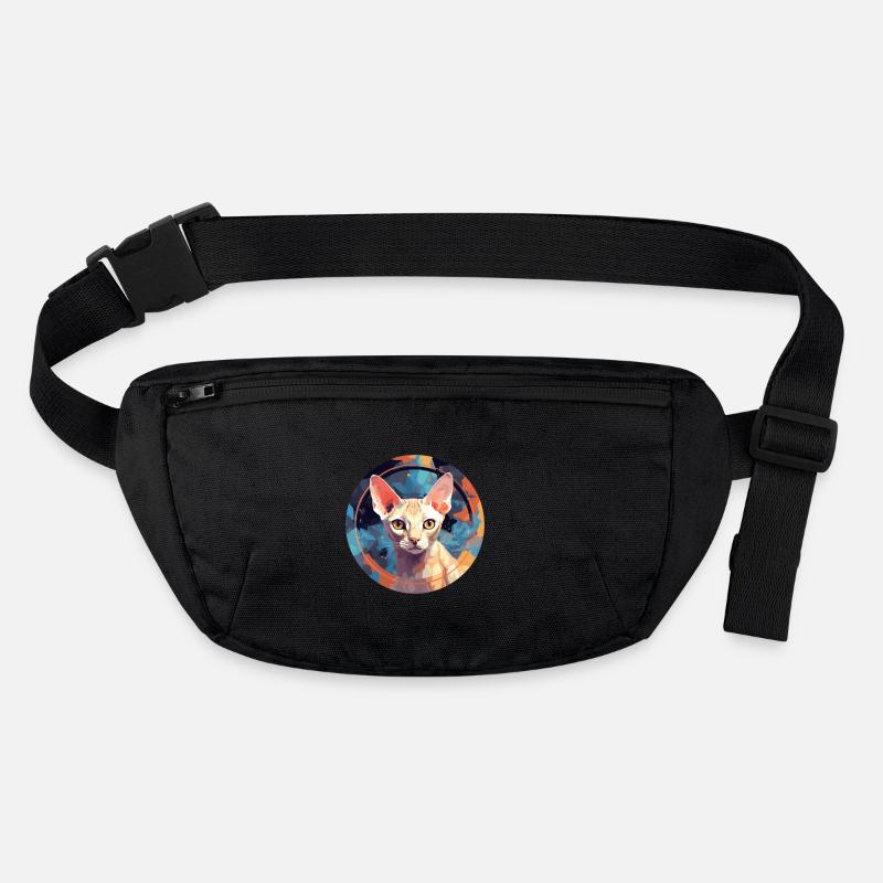 Devon Rex Cat Stanley/Stella recycled Hip Bag 