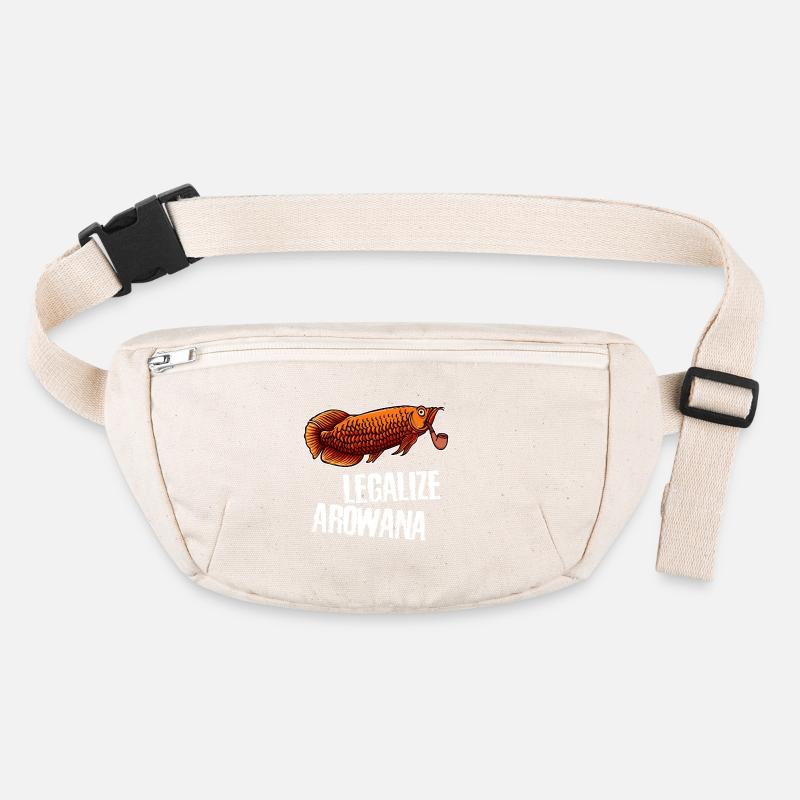 Fisch Statement Haustiere Heimtier Tiere Stanley/Stella recycelte Gürteltasche