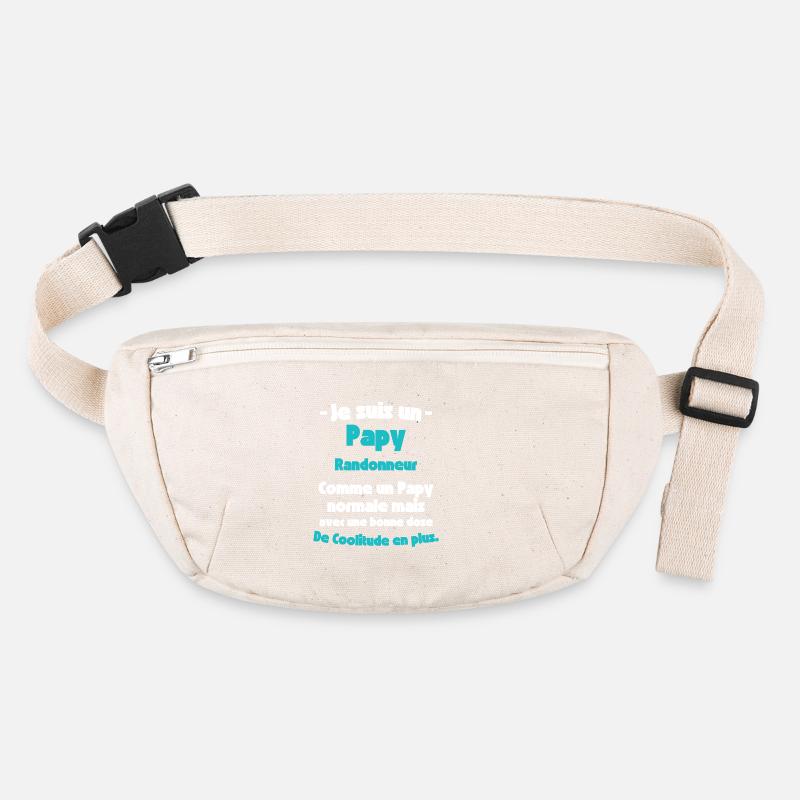 Papy Randonneur, Explorateur de la Nature Sac banane recyclé Stanley/Stella