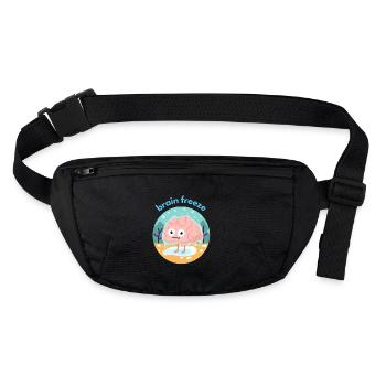 Gel du cerveau - Sac banane recyclé Stanley/Stella - noir - Devant