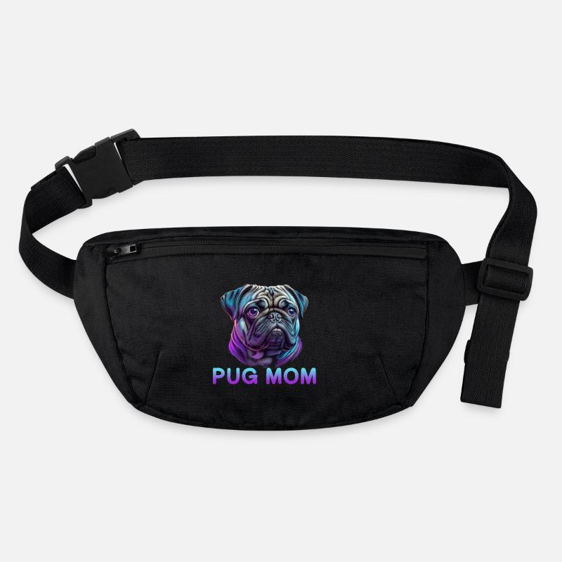 Mops Mom Stanley/Stella recycelte Gürteltasche