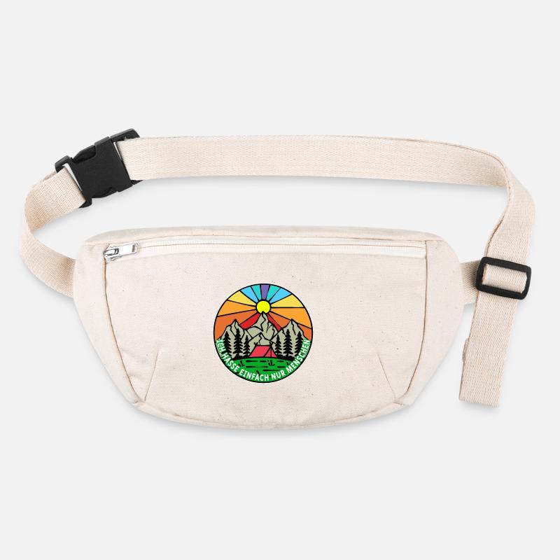 Mountains, hikers, camping, nature, camping, camping Stanley/Stella recycled Hip Bag 