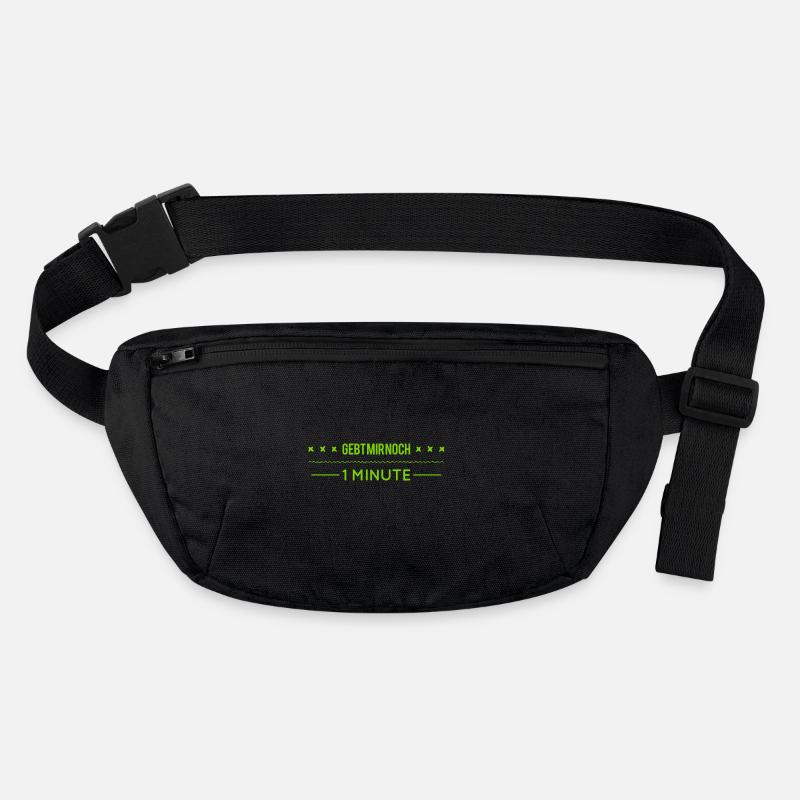 gebt mir Zeit Stanley/Stella recycelte Gürteltasche