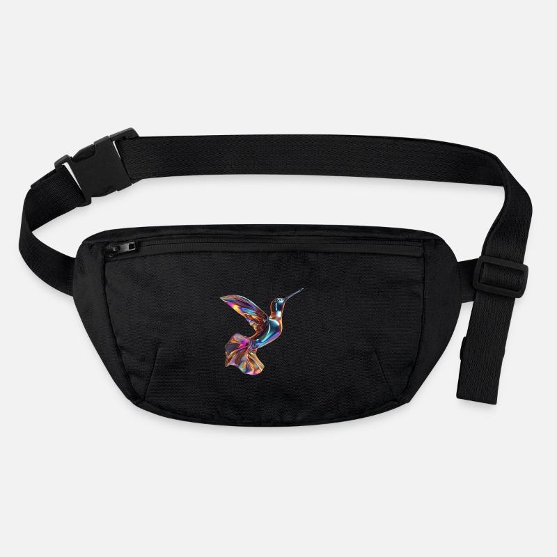 flying chromatic hummingbird Stanley/Stella recycled Hip Bag 