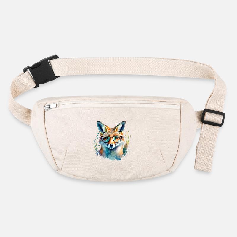 Fuchs mit Brille Stanley/Stella recycelte Gürteltasche