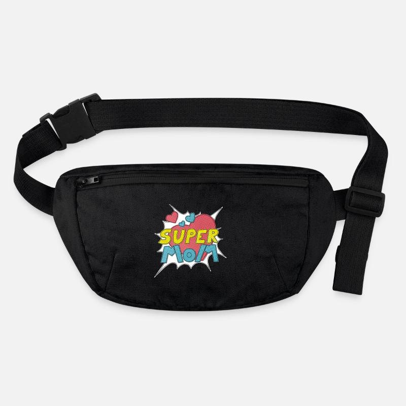Muttertag supermom Super Mom beste Mutter Comic Stanley/Stella recycelte Gürteltasche
