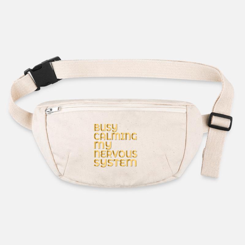 BERUHIGUNG MEINES NERVENSYSTEMS Stanley/Stella recycelte Gürteltasche